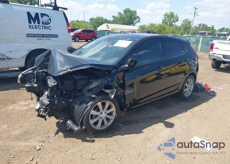 2012 Hyundai Accent Se from USA, damaged, VIN KMHCU5AE3CU010510